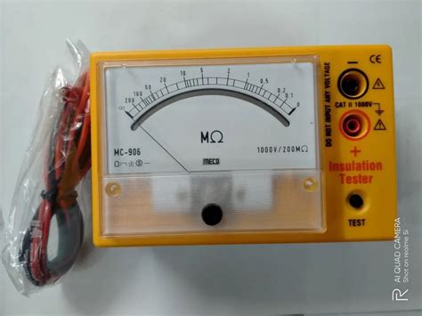 200M Eddy Current Dynamometer Meco MC 906 Analog Insulation Tester At