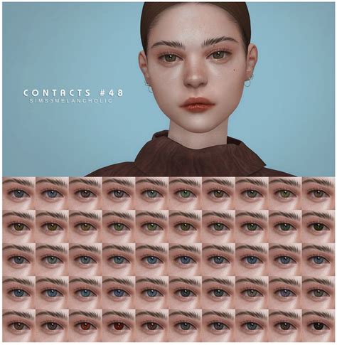 Contacts Highlight Eyebags By Sims Melancholic