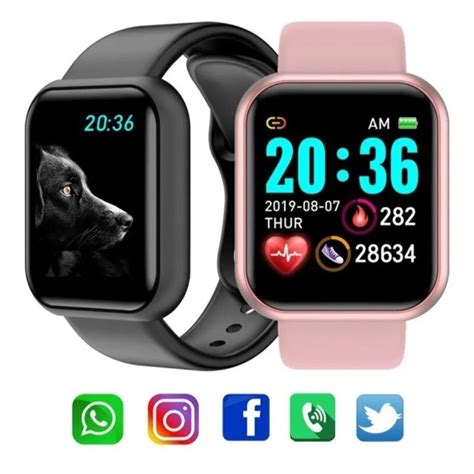 Relógio Inteligente Origianal Smartwatch D20 Android IOS Inteligente