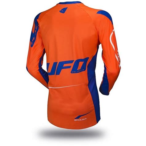 Maillot Moto Cross Enduro Ufo SLIM SHARP Orange Bleu Vente En Ligne