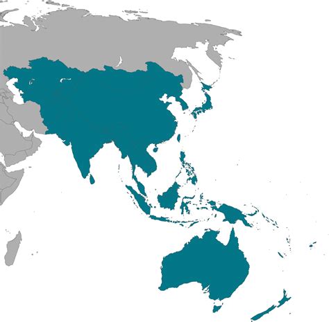 Asia And Pacific Map