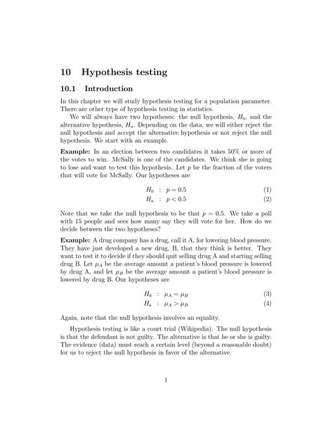 Solution Hypothesis Testing Studypool