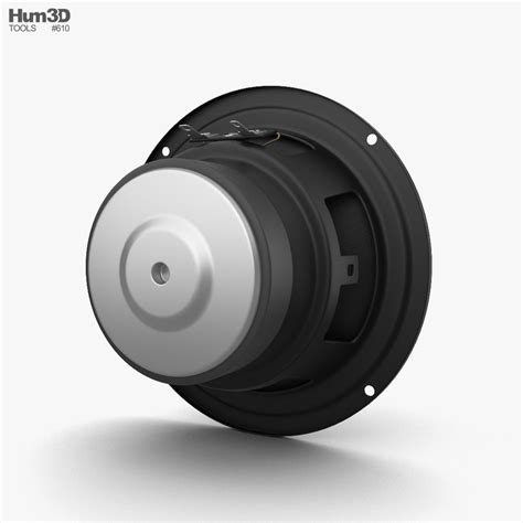 Bass Loudspeaker 3D model - Electronics on Hum3D