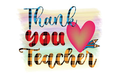 Thank You Teacher Graphic by AB Design · Creative Fabrica