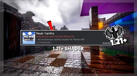 Newb X Vanilla V Shader For Minecraft Pe Bsl Shader For