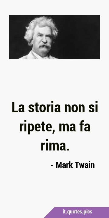 La Storia Non Si Ripete Ma Fa Rima