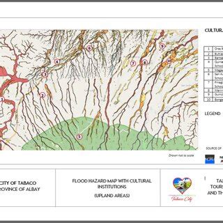 Flood Hazard Map With Cultural Institutions Inland Barangays Source