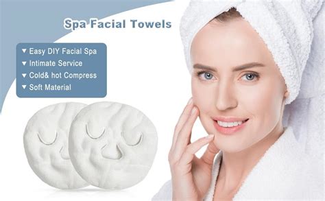 Komrid Reusable Face Towel Mask Cold Hot Compress Facial Steamer Towel Mask Moisturizing Beauty