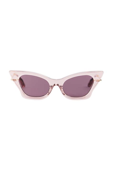 Aje X Local Supply The Cat Eye Sunglasses - OS / PINK/DARK PINK LENS ...