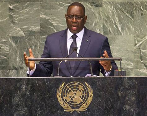 New York Assembl E G N Rale Des Nations Unies Le Plaidoyer De Macky