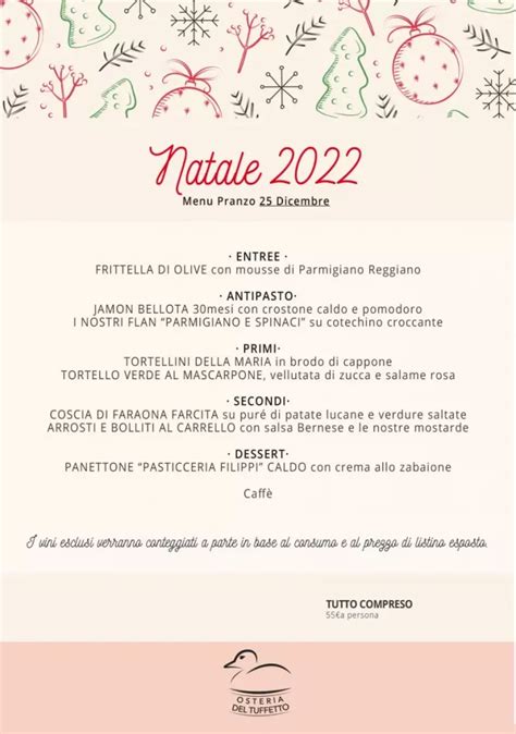 Osteria Del Tuffetto Pranzo Di Natale