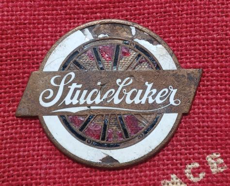 Studebaker Emblem Badge Logo Ornament Part Vintage Antique Man Cave Car