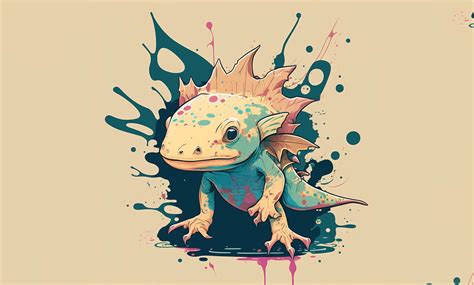 Axolotl Digital Art Graphic by Poster Boutique · Creative Fabrica