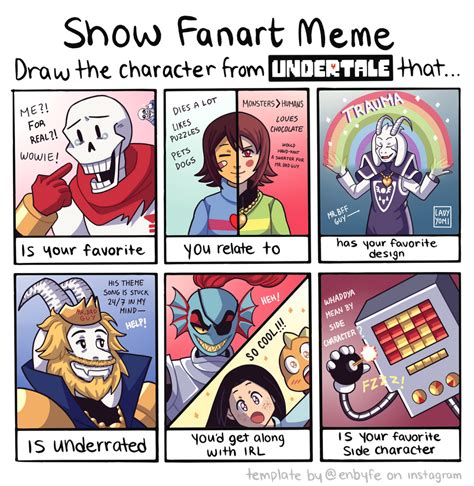 Show Fanart Meme Undertale By Ladyyomi On Deviantart