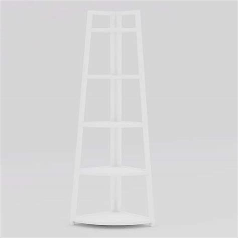 Tribesigns Way To Origin Andrea In White Wood Shelf Ladder