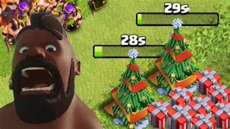 Clash Of Clans NEW REMOVING CHRISTMAS TREE CoC XMAS Update