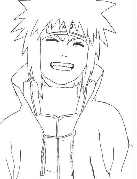 minato line art version 2 by bibloodykisses on deviantART