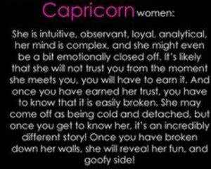 Capricorn Women Quotes. QuotesGram