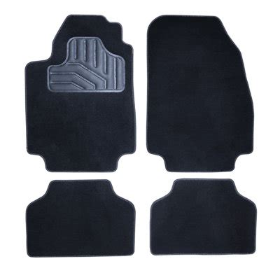 Set Completo Di Tappetini Universali In Moquette E Pvc Norauto Nero