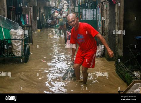 Marikina Philippines 26th Sep 2022 Super Typhoon Victims Clean