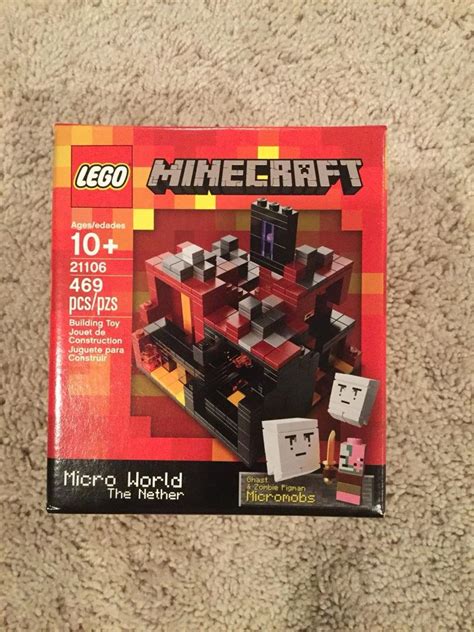 Lego Minecraft Micro World Set The Nether Retired