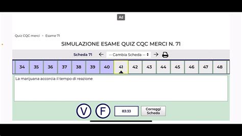 Simulazione Esame Cqc Merci Scheda N Nuove Domande