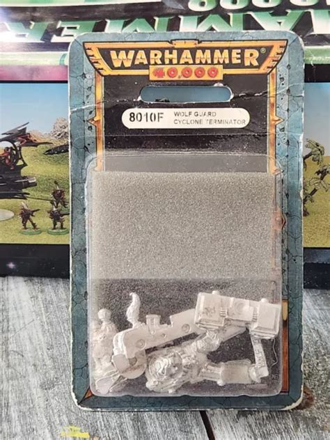 New Metal Wolf Guard Terminator Cyclone Missile Launcher Oop Warhammer