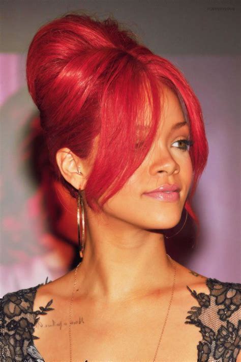 Rihanna Red Hair Color