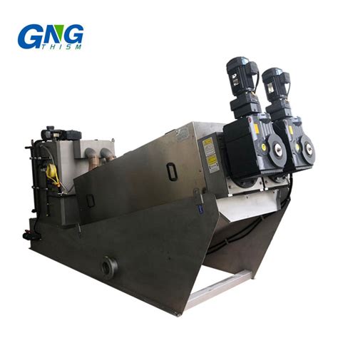 Wastewater Volute Sludge Dewatering Screw Press For Paper Pulp Industry