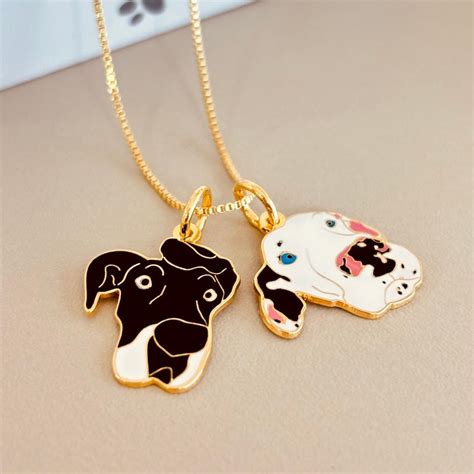 Pingente Meu Pet Personalizado Folheado Em Ouro 18k JOIAS PETMOM