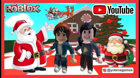 Roblox Escpe Do Papai Noel Escape The Evil Santa Obby Parkour Youtube