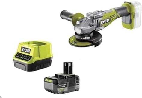 RYOBI Meuleuse D Angle 125 Mm 18 Volts ONE Brushless Sans Batterie