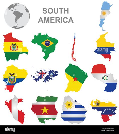Flags Of South American Countries