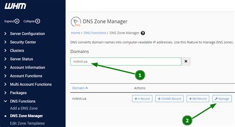 How To Edit DNS Zone In WHM Hosting Namecheap