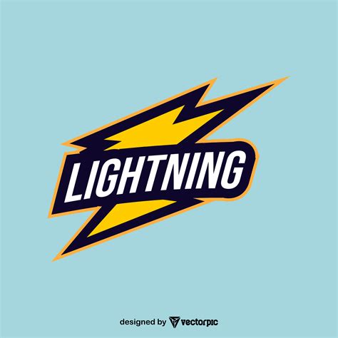 Lightning Logo Free Vector