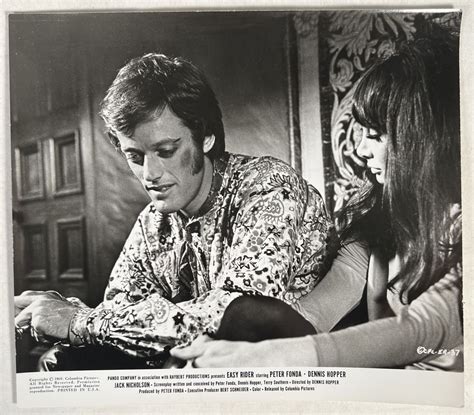 Dennis Hopper and Peter Fonda in New Hollywood film Easy Rider, 1969 ...