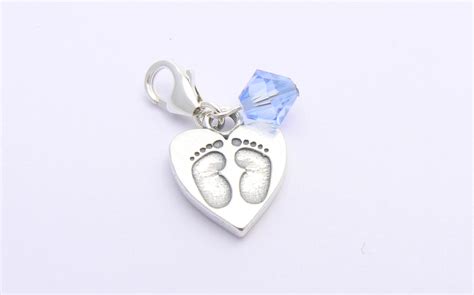 Boys Christening T Sterling Silver Baby Feet Charm