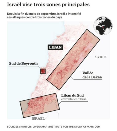 Carte Du Liban Et De Beyrouth Grande Chelle Comprendre Le Proche Et