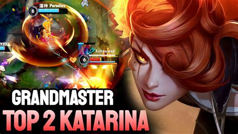 WILD RIFT KATARINA TOP 2 KATARINA GAMEPLAY GRANDMASTER RANKED YouTube