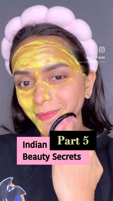 Indian Beauty Secrets Part 5 Homemade Face Mask Natural Home Remedy For Glowing Skin In 2024