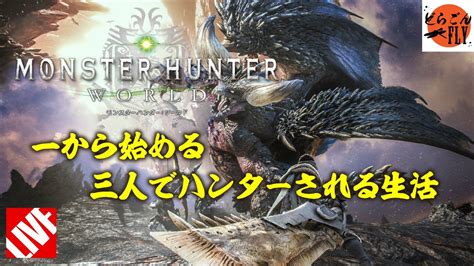 ＃2 【mhw実況】モンスターハンターワールド ー三人で一から始めるハンター生活ー【ロック視点】 Youtube