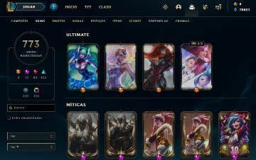 Conta Skins Full Champ Varias League Of Legends Contas