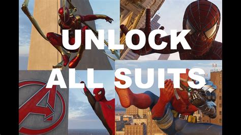 Marvel S Spider Man Ps4 How To Unlock All 42 Suits Suit Powers All Suits In Action Prod Big