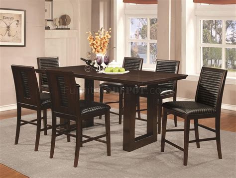 Chester Counter Height Dining Table By Coaster W Options