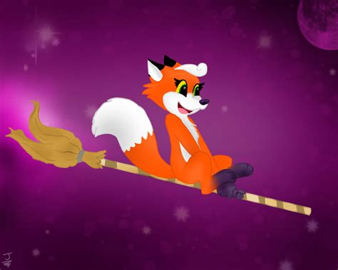 Fifi Fox Rides On Broomie The Broomstick By Ryansmither1 On Deviantart