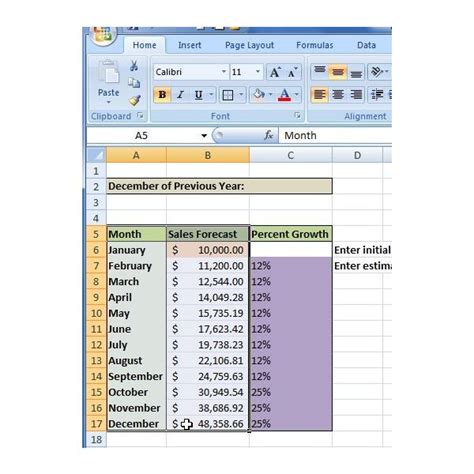 How to Create a Sales Forecast in Excel - Free Excel Sales Forecasting ...