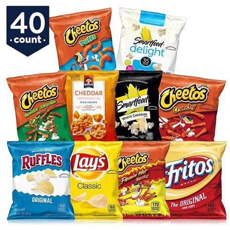 Frito-Lay Gluten Free Mix Variety Pack, 40 Count - Walmart.com