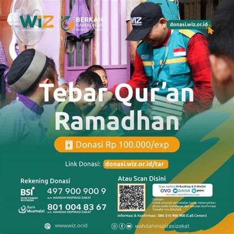 Tebar Quran Ramadhan Wahdah Inspirasi Zakat