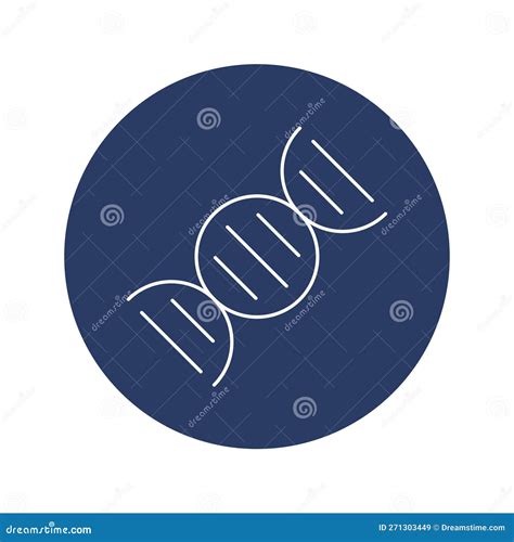 Icono Del Dna Humano Ilustraci N Del Vector Ilustraci N De Ciencia