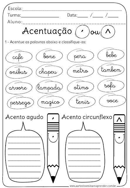 Acentue As Palavras Corretamente